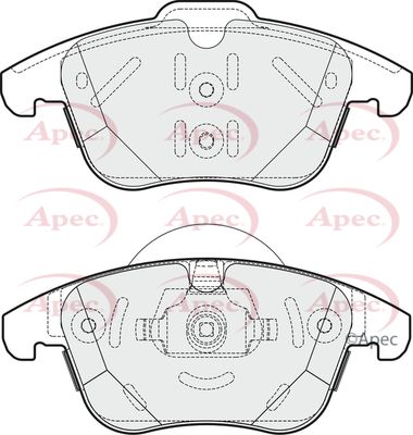 Brake Pad Set APEC PAD1878