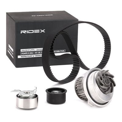 водна помпа+ к-кт ангренажен ремък RIDEX 3096W0089