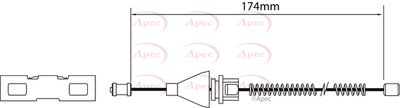 Cable Pull, parking brake APEC CAB1137