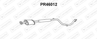 Предглушитель выхлопных газов VENEPORTE PR46012 для PROTON PERSONA