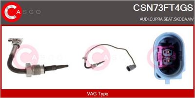 SENZOR TEMPERATURA GAZE EVACUARE