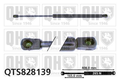 QUINTON HAZELL QTS828139 Амортизатор багажника и капота  для AUDI A8 (Ауди А8)