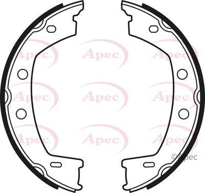 Brake Shoe Set, parking brake APEC SHU739