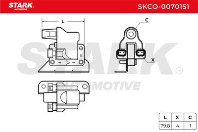 запалителна бобина STARK SKCO-0070151