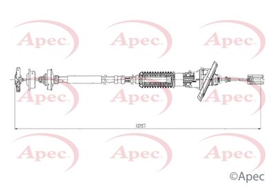 Cable Pull, clutch control APEC CAB5014