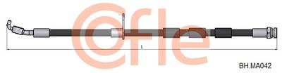 COFLE 92.BH.MA042 Тормозной шланг  для MAZDA 2 (DE_, DH_) 1.3 MZR