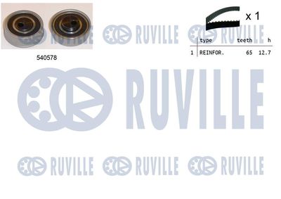 Комплект ремня ГРМ RUVILLE 550455 для MITSUBISHI GRANDIS