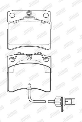 BREMSBELAGSATZ SCHEIBENBREMSE