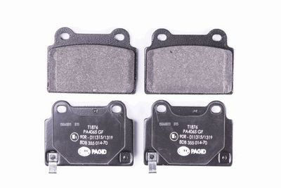 Комплект тормозных колодок, дисковый тормоз HELLA PAGID 8DB 355 014-701 для MITSUBISHI LANCER