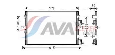 кондензатор, климатизация AVA Clever Choice CR5114