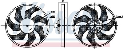LüFTER MOTORKüHLUNG NISSENS 85956 5