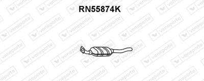 Катализатор VENEPORTE RN55874K для RENAULT SAFRANE