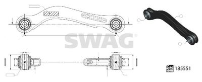 Wahacz, zawieszenie koła SWAG 33 10 9967