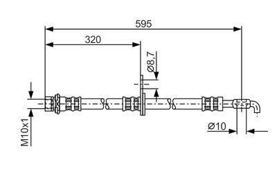 BOSCH Bremsschlauch