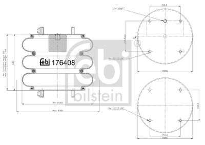 FEBI BILSTEIN Federbalg, Luftfederung