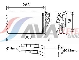 топлообменник, отопление на вътрешното пространство AVA Clever Choice PEA6397