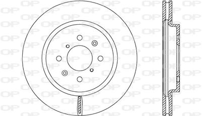 Тормозной диск OPEN PARTS BDA2659.20 для SUZUKI SWIFT
