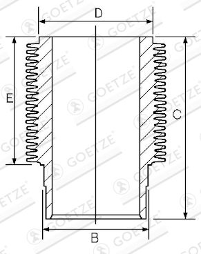 ZYLINDERLAUFBUCHSE GOETZE ENGINE 1400031000DL
