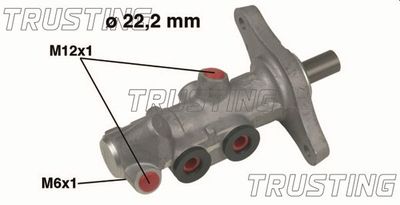 Главный тормозной цилиндр TRUSTING PF535 для AUDI A2