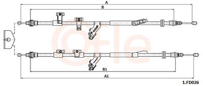 CABLU FRANA DE PARCARE
