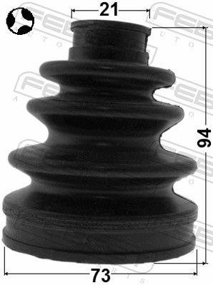 Bellow, drive shaft 0115-NHW20RHT