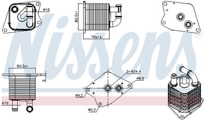 ÖLKüHLER AUTOMATIKGETRIEBE NISSENS 91370 4