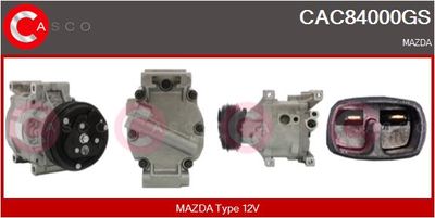 CASCO CAC84000GS Компрессор кондиционера  для MAZDA RX-8 (Мазда Рx-8)