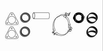 SET MONTARE SISTEM DE ESAPAMENT