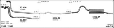 Układ wydechowy IMASAF 578000022