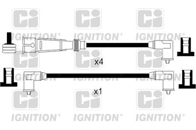 Комплект проводов зажигания QUINTON HAZELL XC225 для AUDI 50