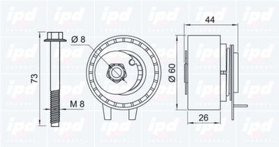 ROLA INTINZATOR CUREA DISTRIBUTIE IPD 153446 1