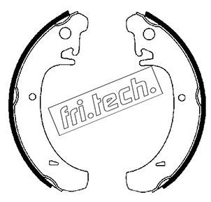 fri.tech. 1122.004 Ремкомплект барабанных колодок  для LADA GRANTA (Лада Гранта)