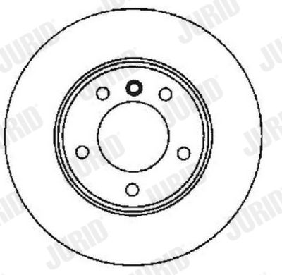 JURID 561524J Тормозные диски  для BMW 7 (E32) 730 i,iL