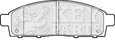 Комплект тормозных колодок, дисковый тормоз KEY PARTS KBP2054 для FIAT FULLBACK