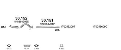SISTEM DE ESAPAMENT POLMO POLMO20057