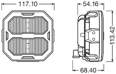 ARBEITSSCHEINWERFER ams-OSRAM LEDPWL113UW 1