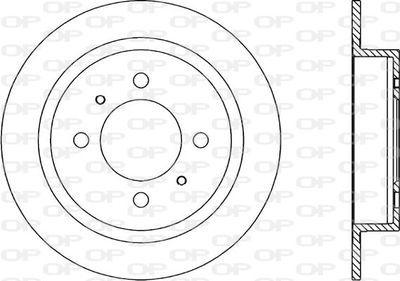 OPEN PARTS BDA1396.10 Тормозной диск 