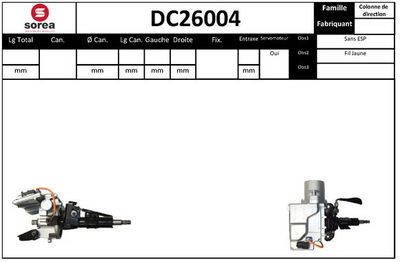 LENKSäULE SNRA DC26004