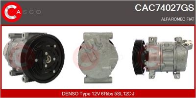 COMPRESOR CLIMATIZARE CASCO CAC74027GS