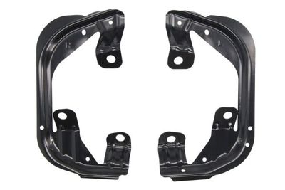 Halogen bracket Voor Links/Rechts (set, staal, zwart) past: RAM TRUCK RAM III, RAM IV 01.10-04.18