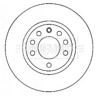 BORG & BECK BBD4580 Тормозные диски для OPEL CORSA D (S07) 1.7 CDTI (L08, L68) BORG & BECK BBD4580 Тормозные диски для OPEL CORSA D (S07) 1.7 CDTI (L08, L68)