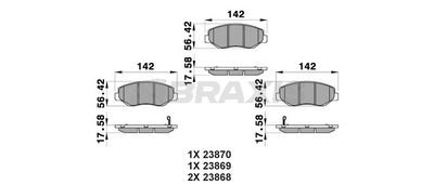 BRAXIS AB0203 Тормозные колодки и сигнализаторы для HONDA CR-V II (RD_) 2.2 CTDi (RD9) BRAXIS AB0203 Тормозные колодки и сигнализаторы для HONDA CR-V II (RD_) 2.2 CTDi (RD9)