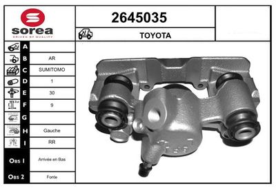 BREMSSATTEL EAI 2645035