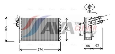 SCHIMBăTOR DE CăLDURă îNCăLZIRE HABITACLU