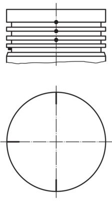 Zuiger - 0220400 - MAHLE