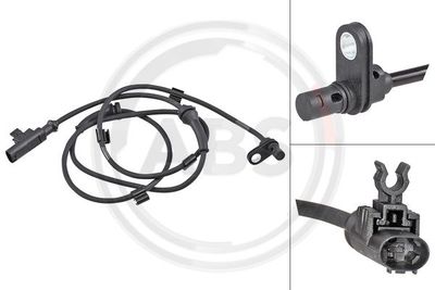 Czujnik, prędkość obrotowa koła A.B.S. 31873