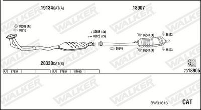 Изпускателна система WALKER BW31616