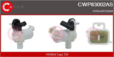 Водяной насос, система очистки окон CASCO CWP83002AS для HONDA INSIGHT