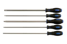 Laser Tools Extra Long Spline Screwdriver Set 5pc