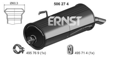 ERNST Einddemper (506274)